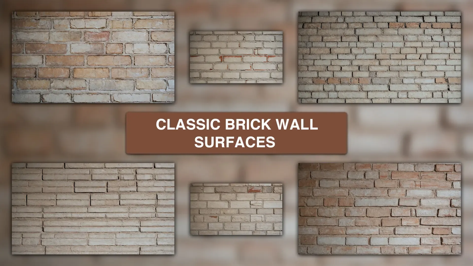 Classic Brick Wall Surfaces Premium Background Image Pack image